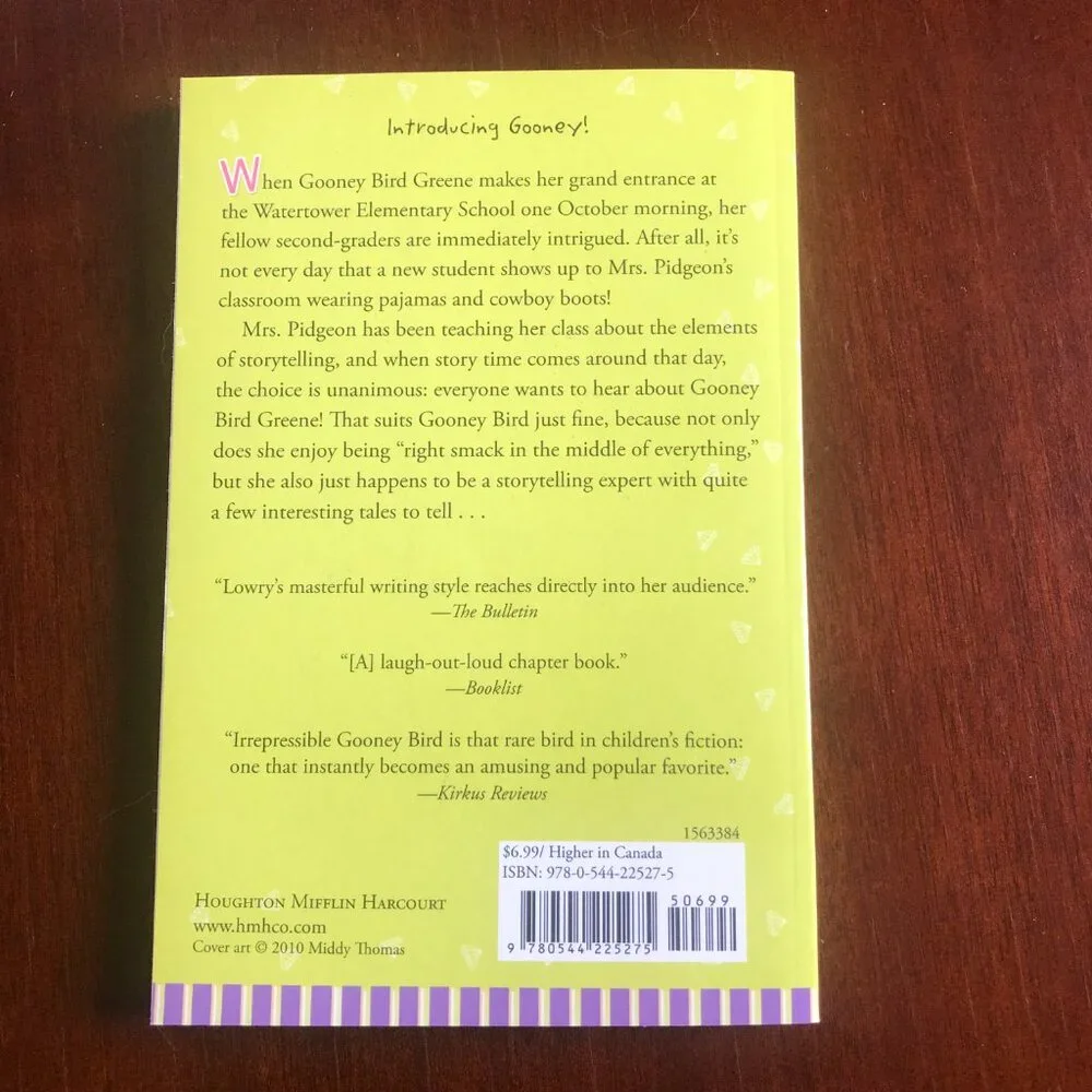 Gooney Bird Green - Lois Lowry - Picture 2 of 2